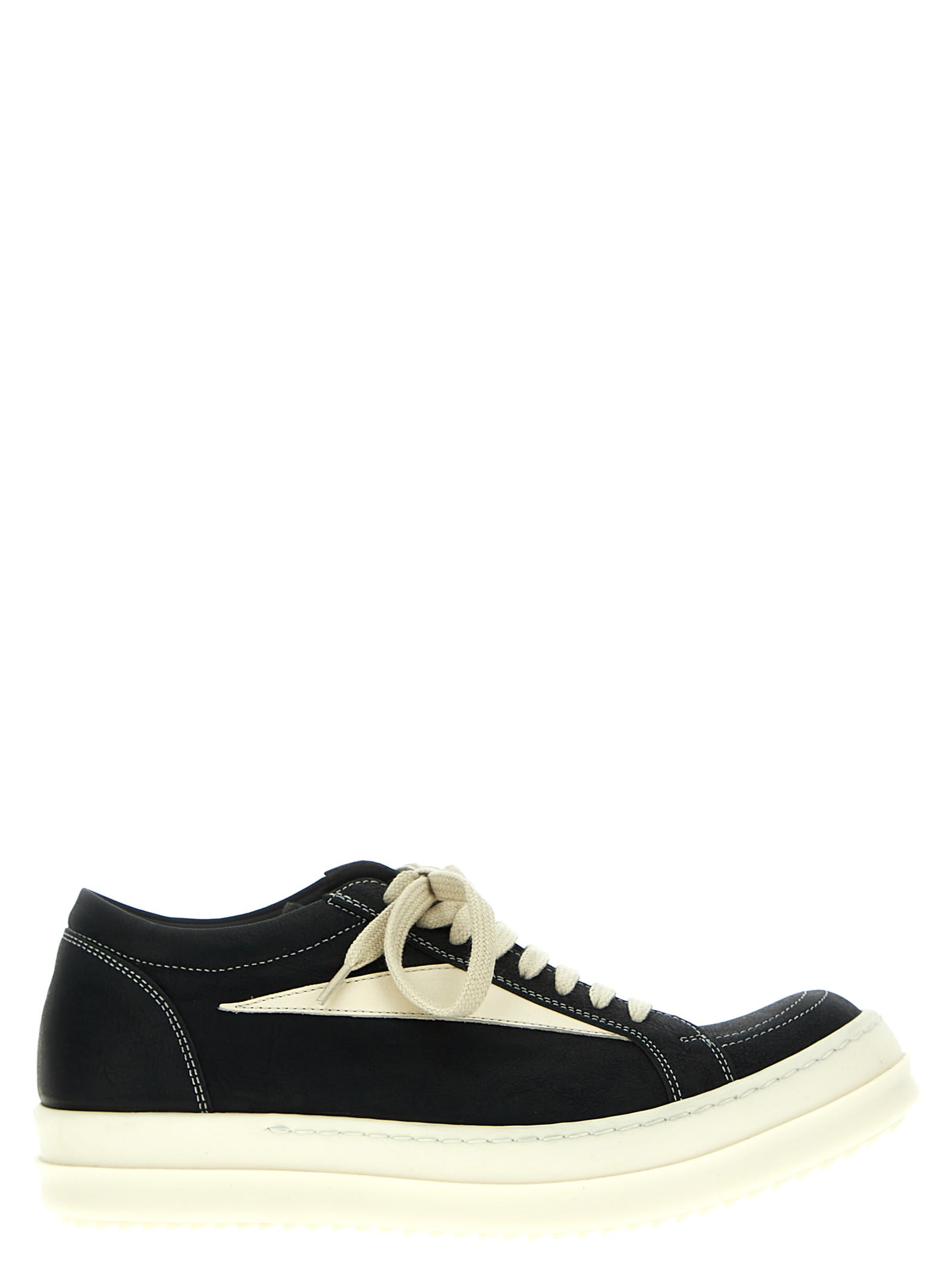 Shop Rick Owens Vintage Sneaks Sneakers In Black