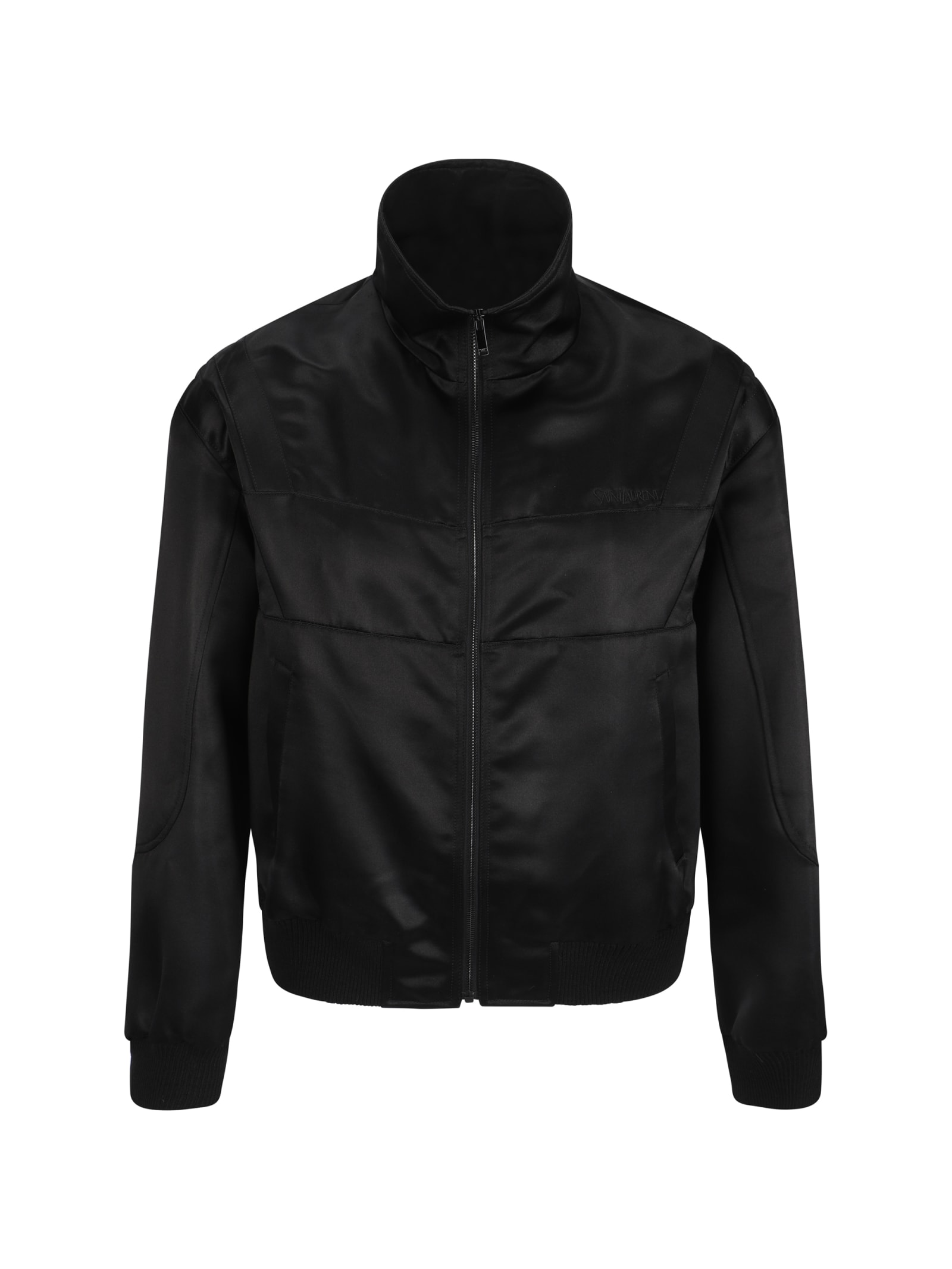 Shop Saint Laurent Teddy Jacket In Noir