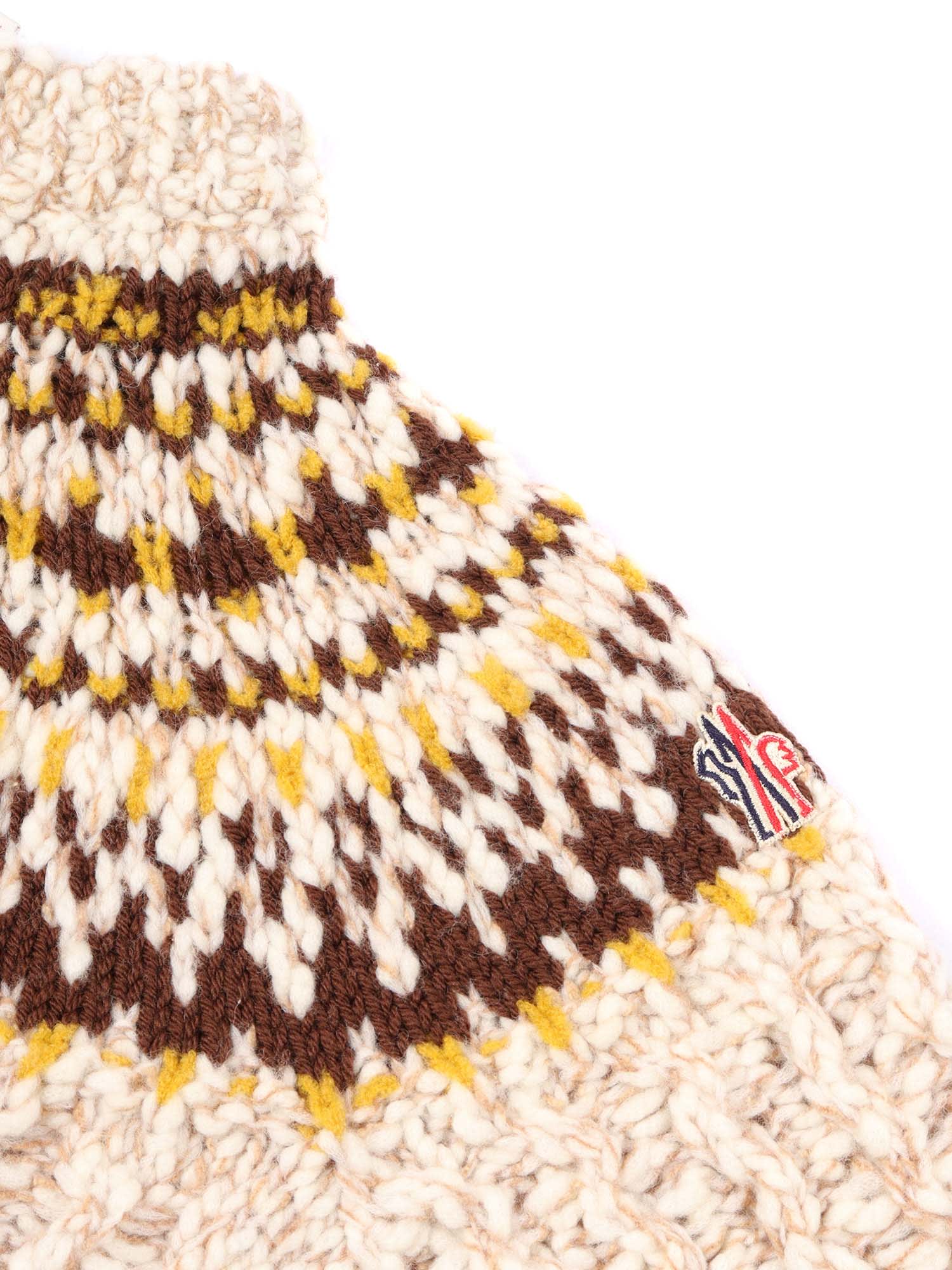 Moncler Crew Neck In Neutral