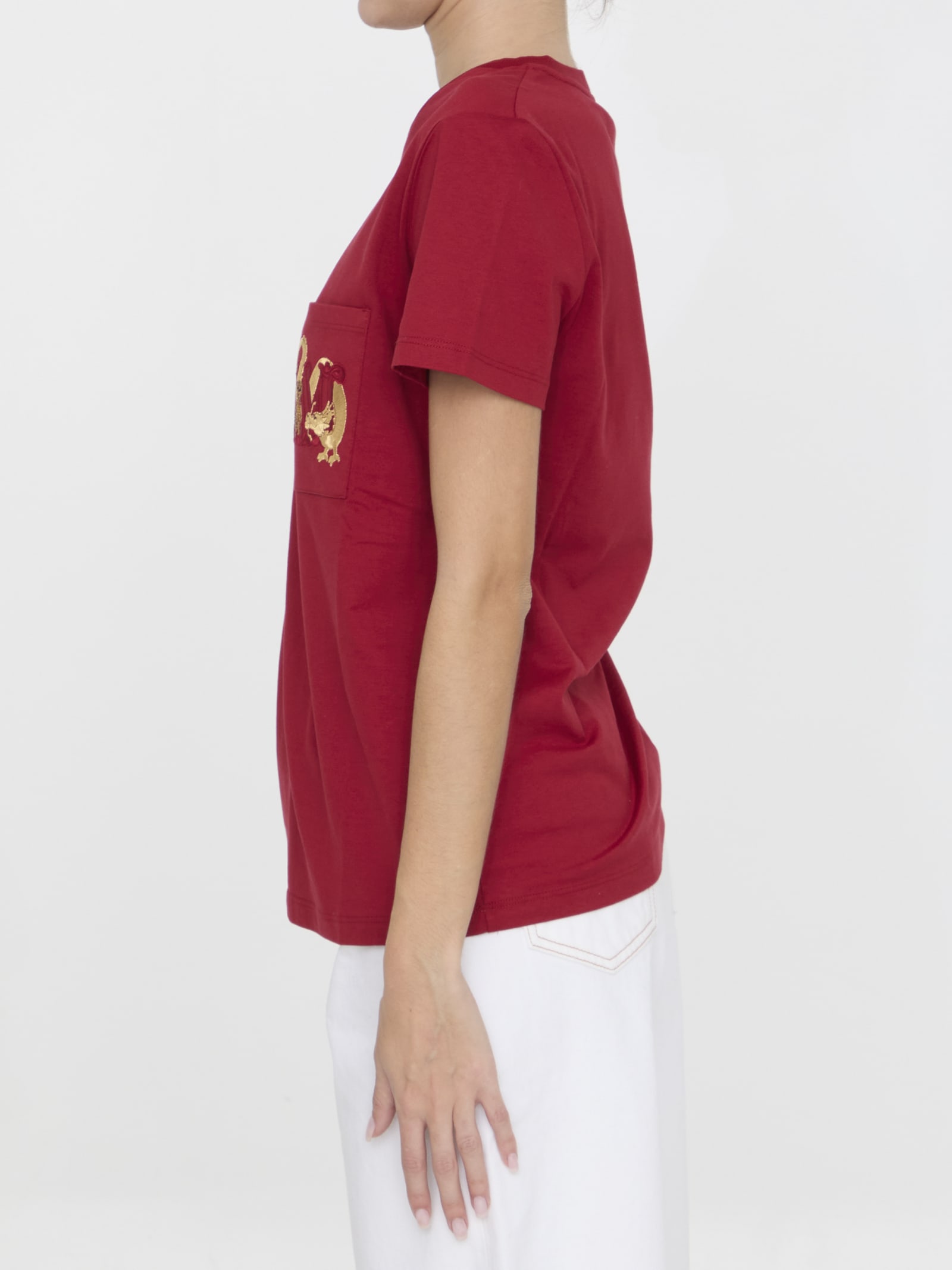 Max Mara Elmo T-shirt In Red