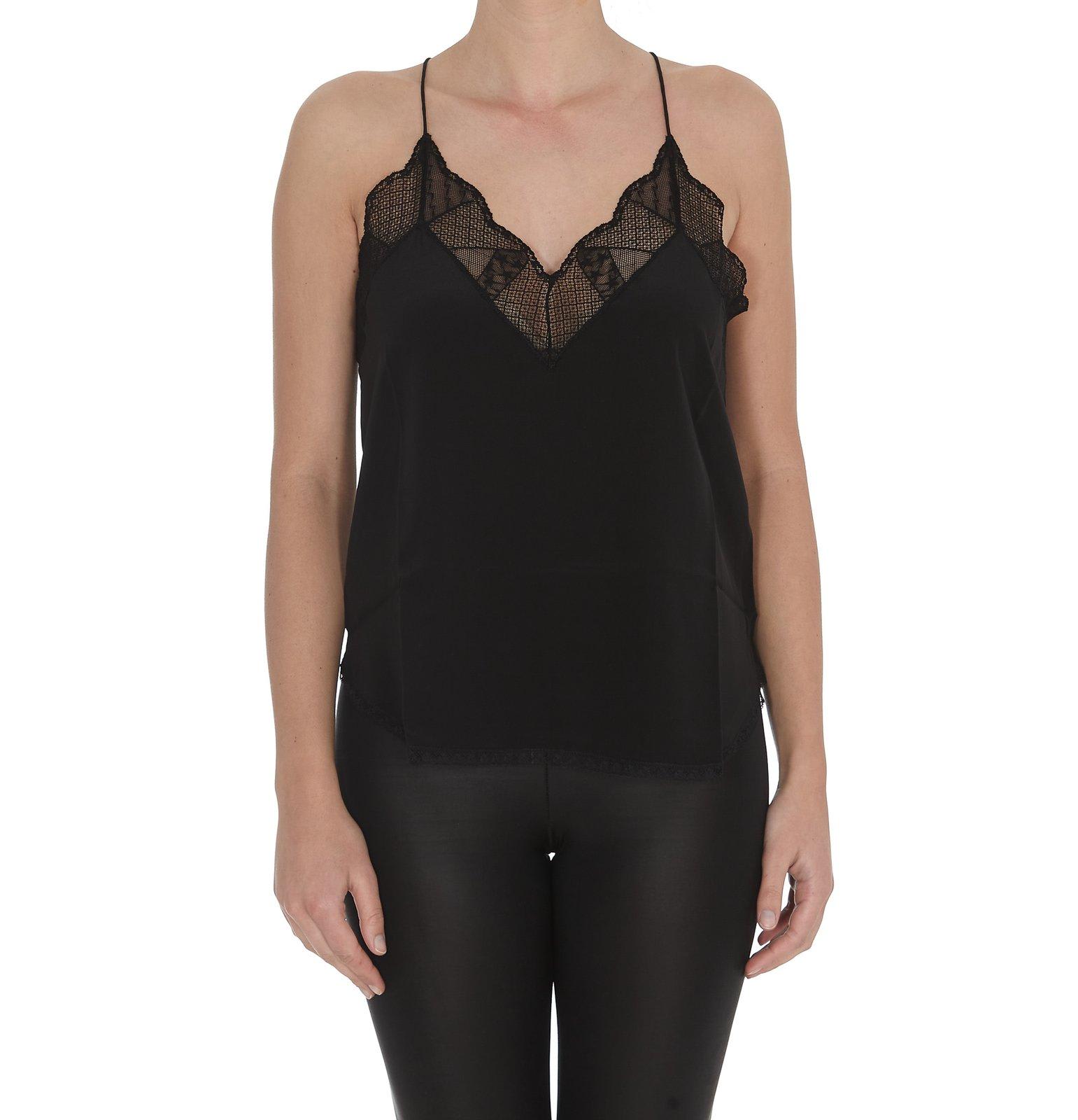 ZADIG &AMP; VOLTAIRE CHRISTY LACE DETAILED CAMISOLE
