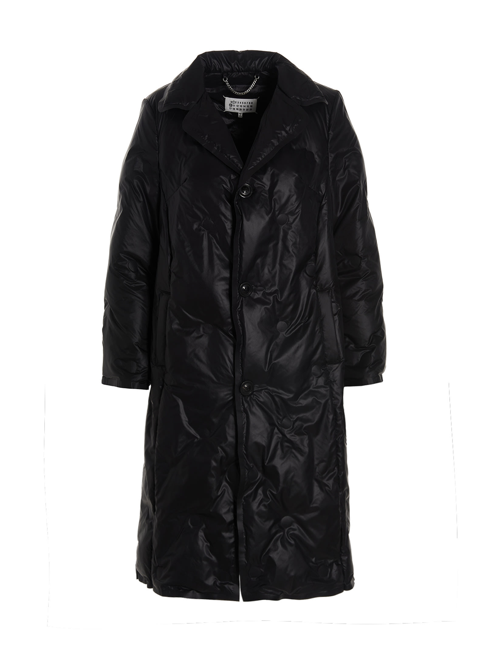 Black Nylon Trench Coat
