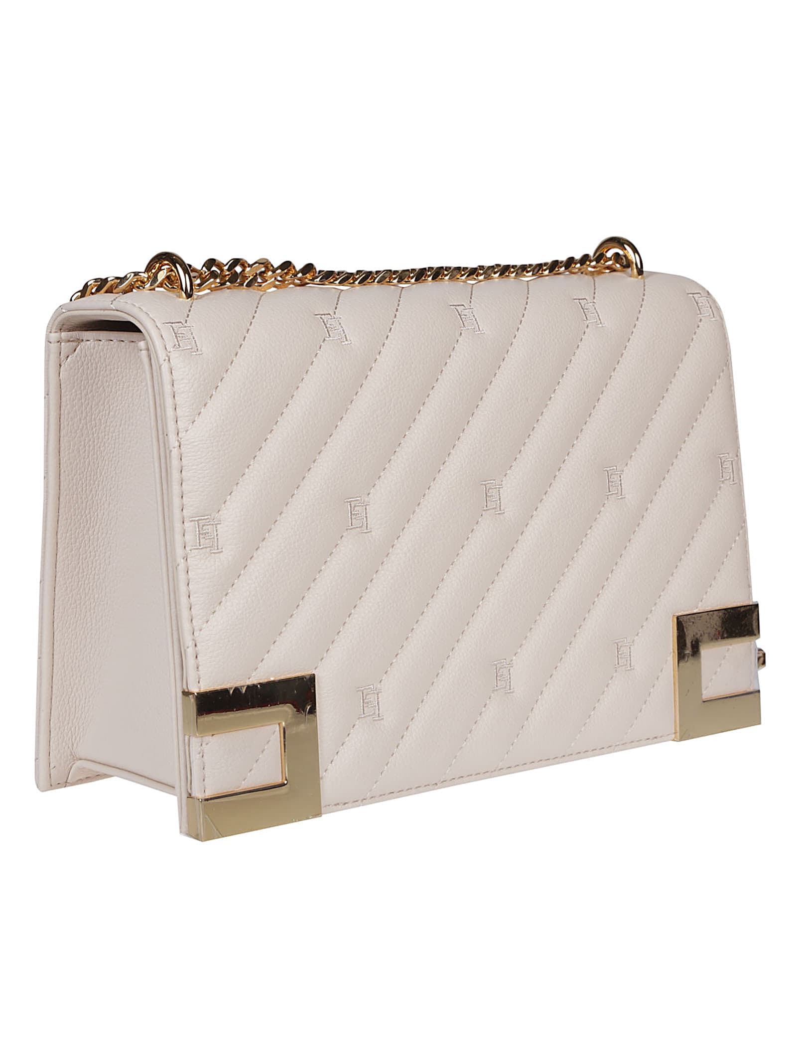 Shop Elisabetta Franchi Big Bag In Lattice