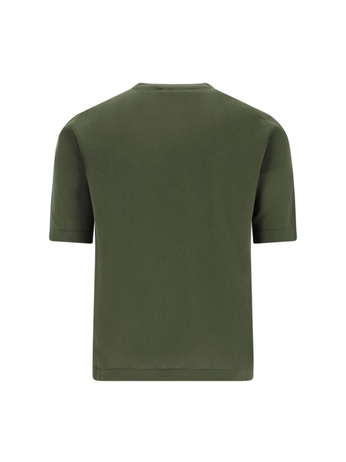 K-way Neckline Crew Short Sleeves In Green