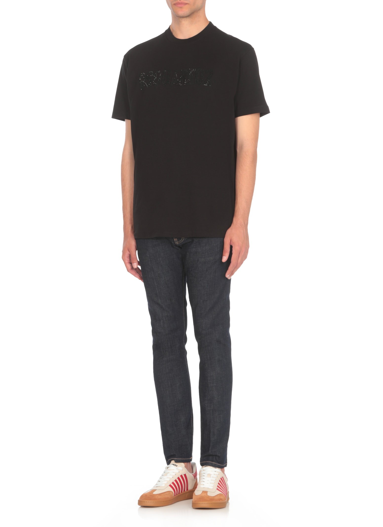 Shop Dsquared2 Cool Fit Tee T-shirt In Black