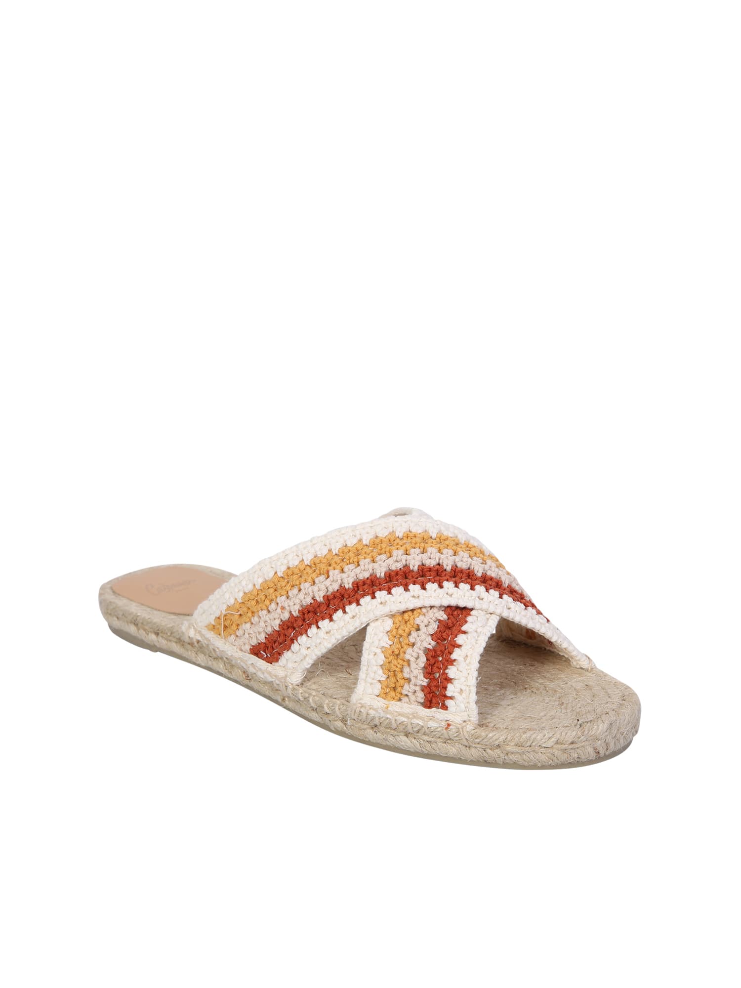 Shop Castaã±er Multicolor Paka Crochet Sandals