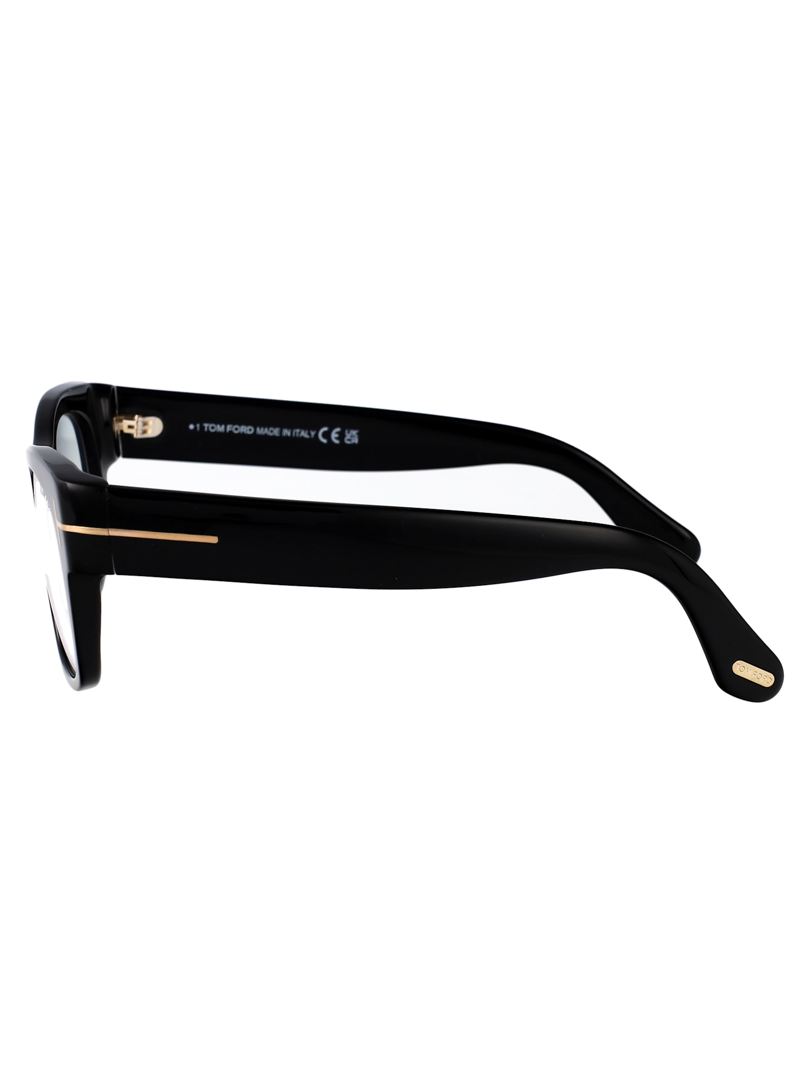 Tom Ford Ft5040-b Glasses In 001 Nero Lucido