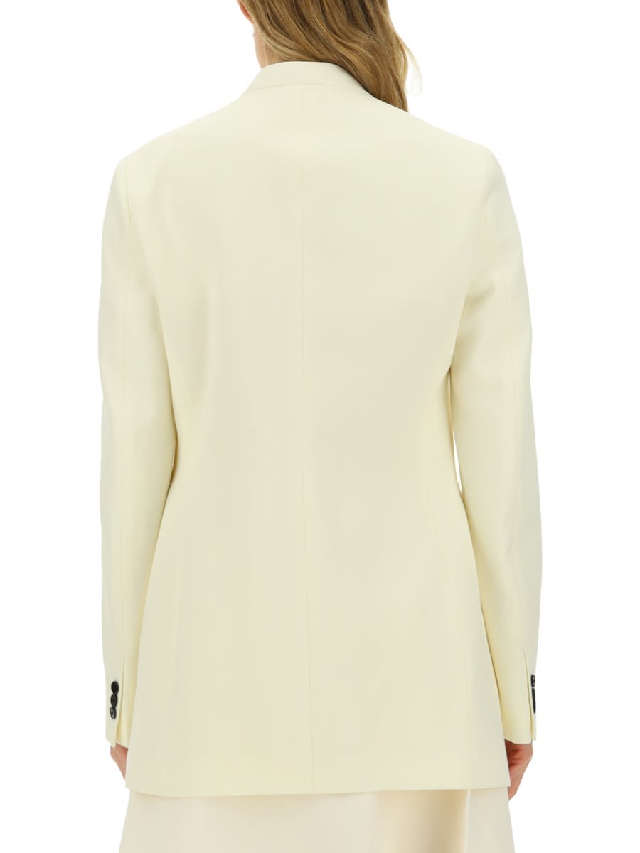 Shop Jil Sander Tailored Jacket In Powder