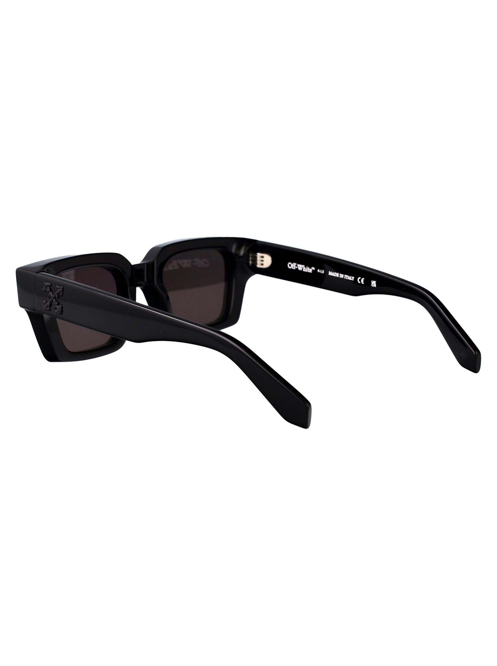 Off-white Black Silverstone Sunglasses In Black/logo Black Dark Grey