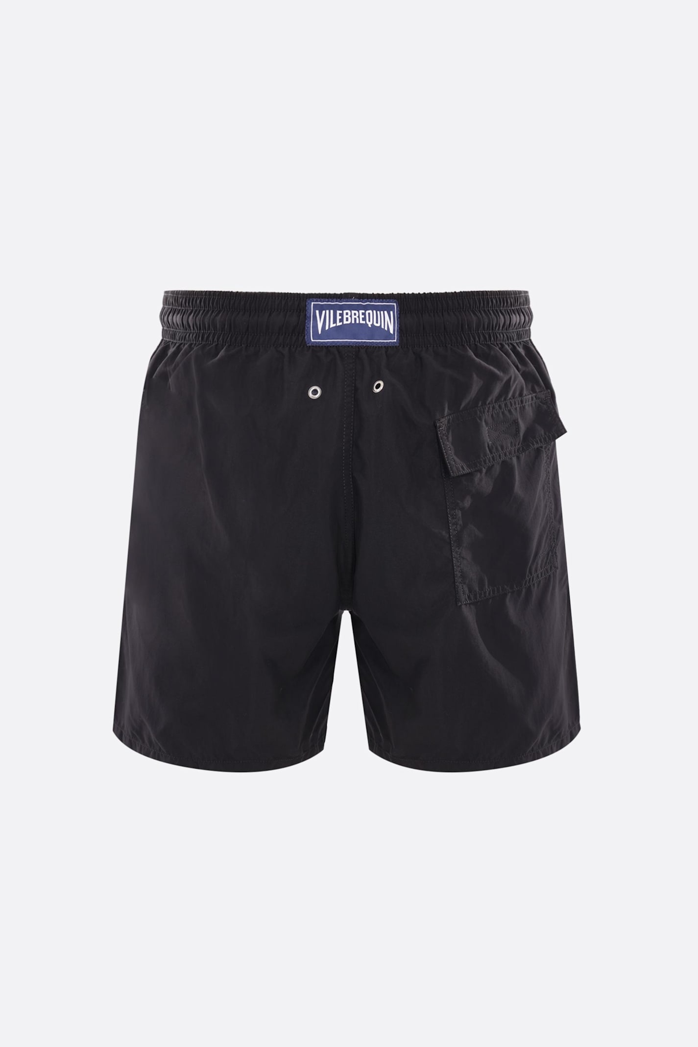 Vilebrequin Mens Noir Moorea Drawstring-waist Recycled-polyamide Swim Shorts