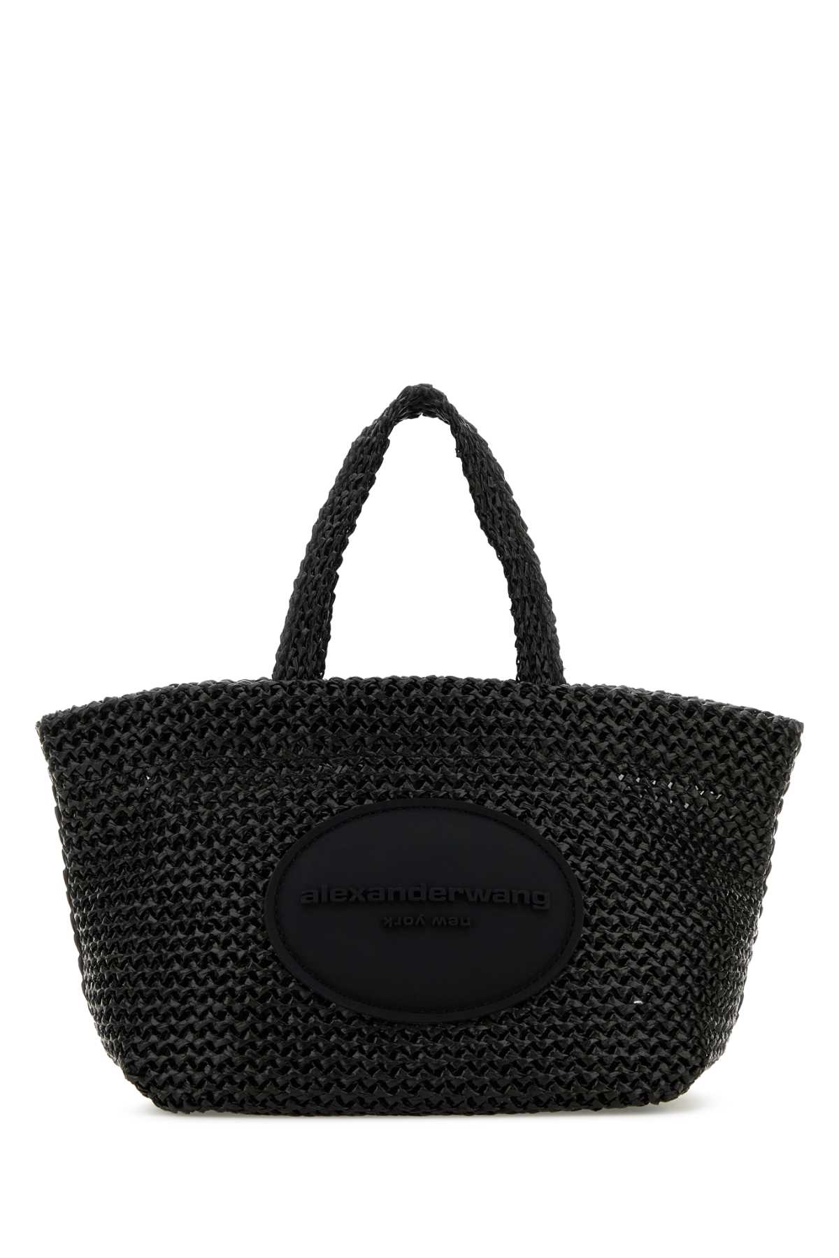 Black Crochet Small Punch Handbag