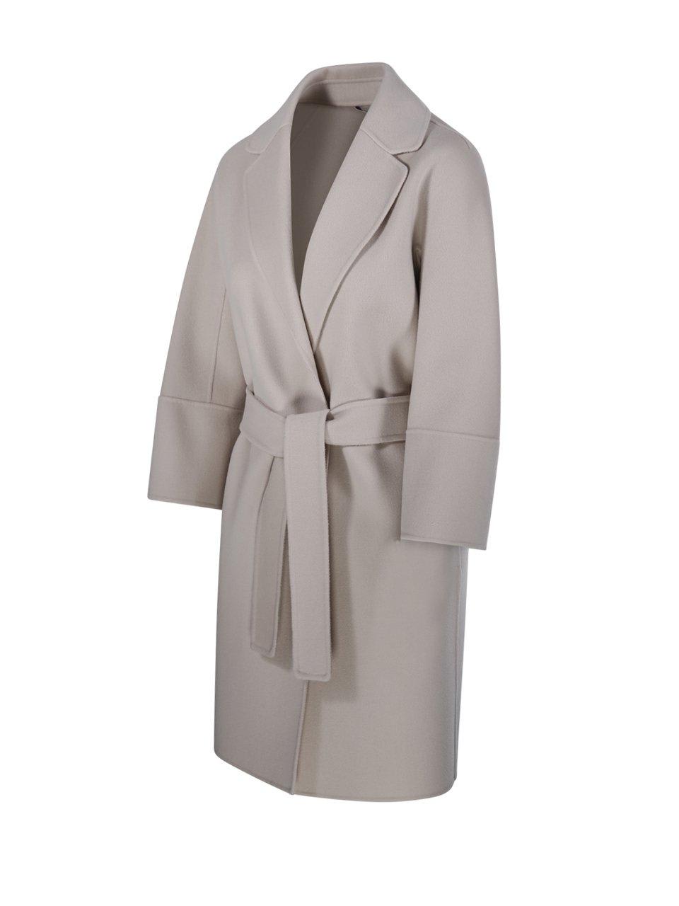 S Max Mara Belted Long-sleeved Coat