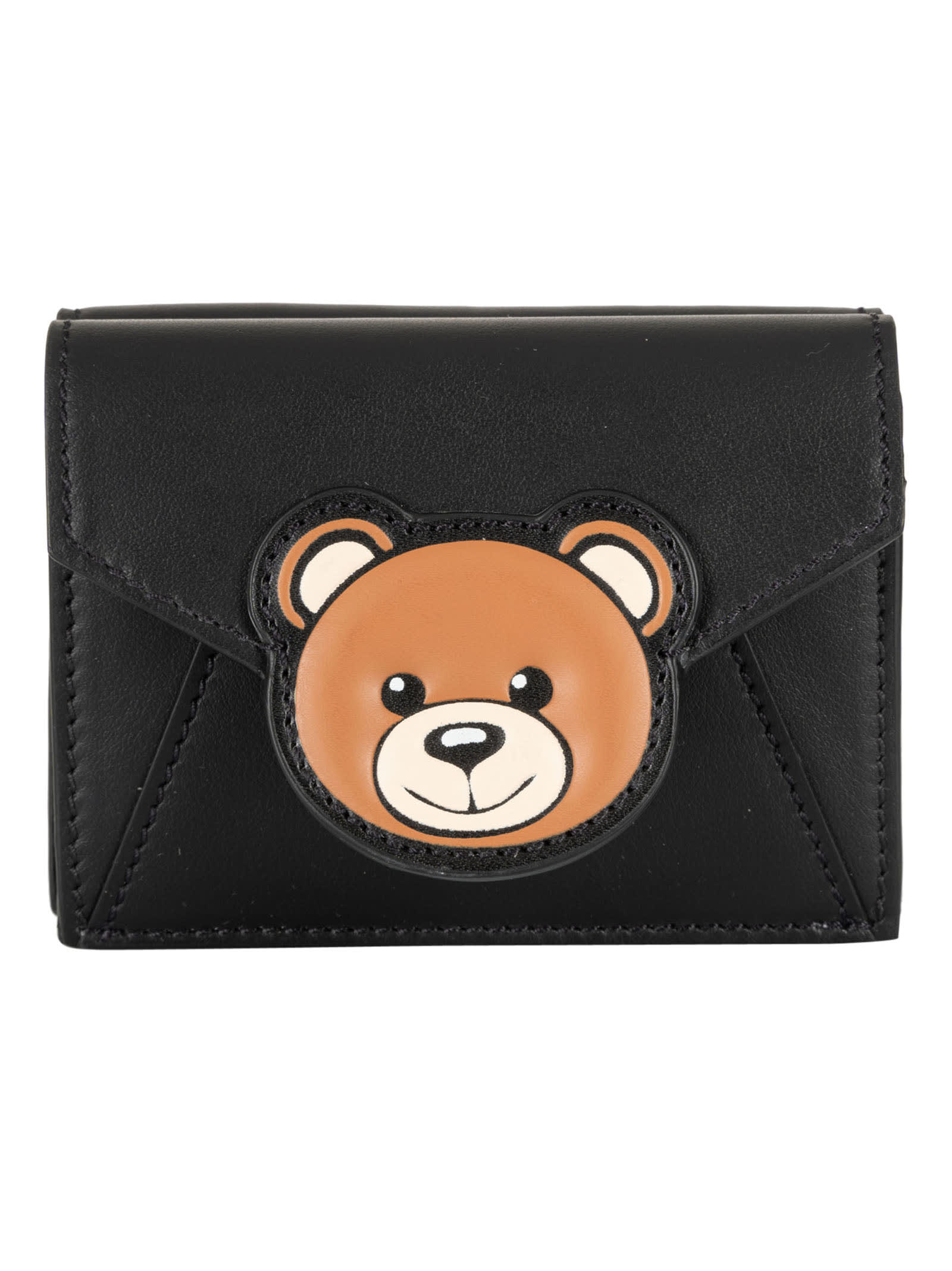 Moschino Bear Flap Wallet In C