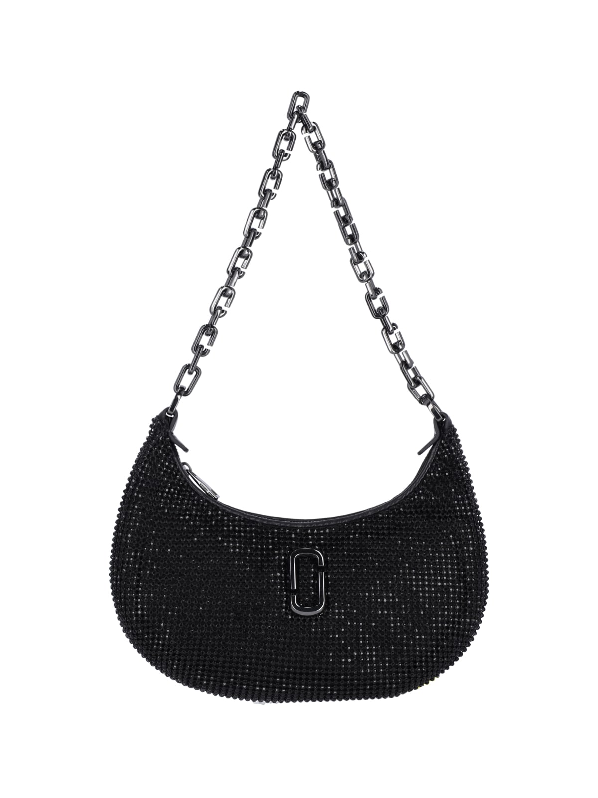 Shop Marc Jacobs Small Curve Shoulder Bag In Black