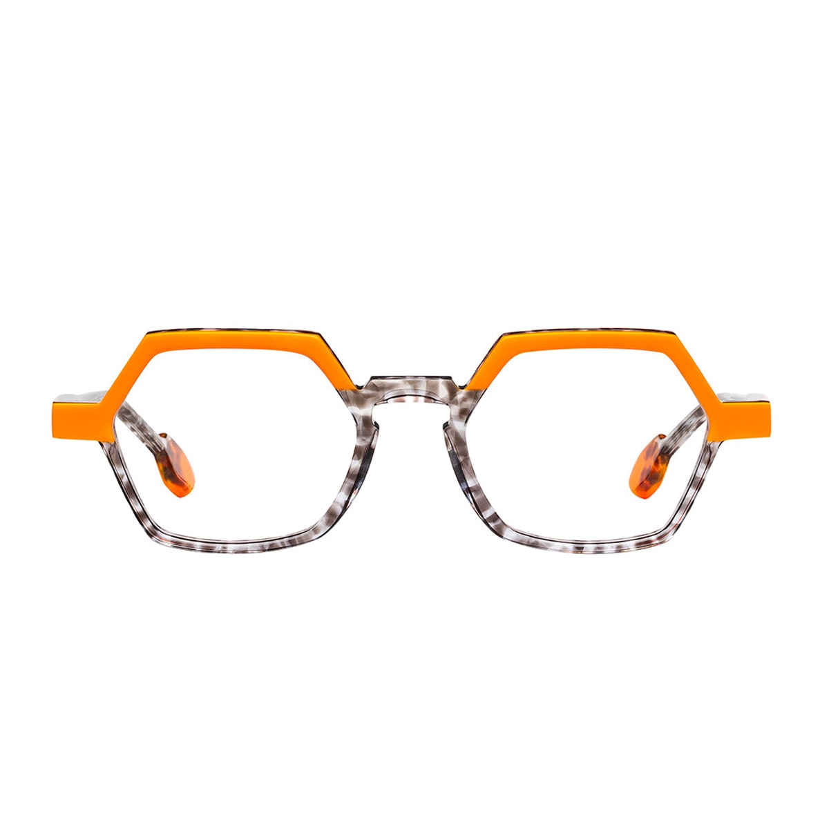 Matttew Cante 1108 Arancione Grigio Cristallo Glasses In Multi