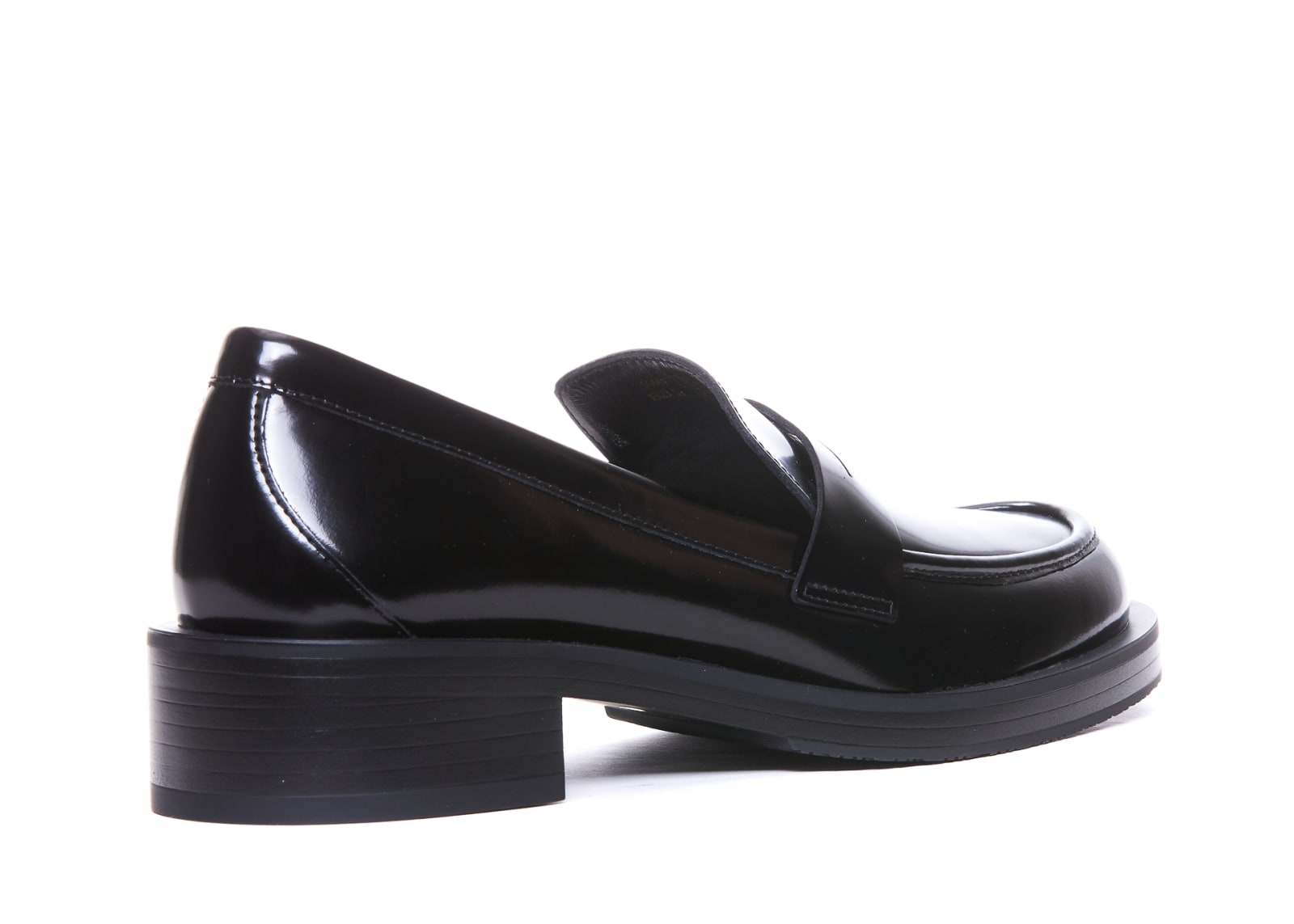 Shop Stuart Weitzman Palmer Loafers In Black