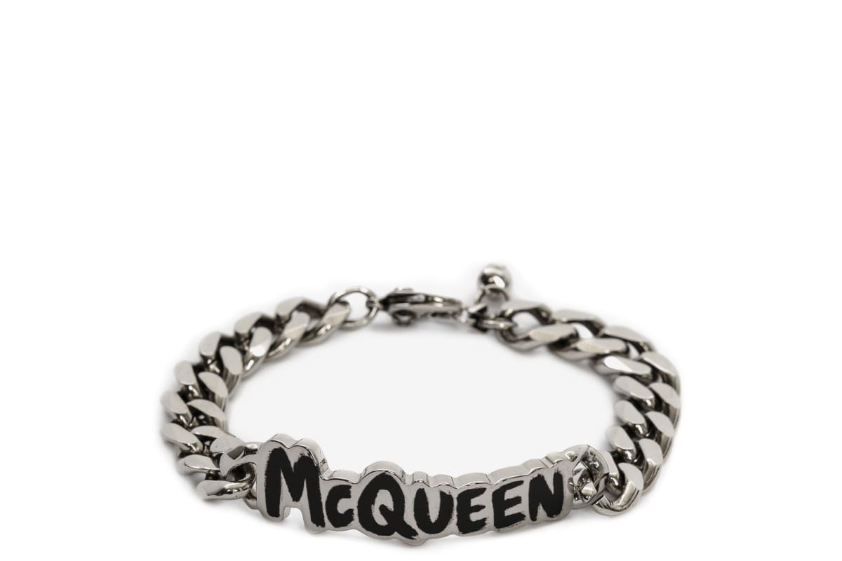Alexander Mcqueen Graffiti Logo Bracelet