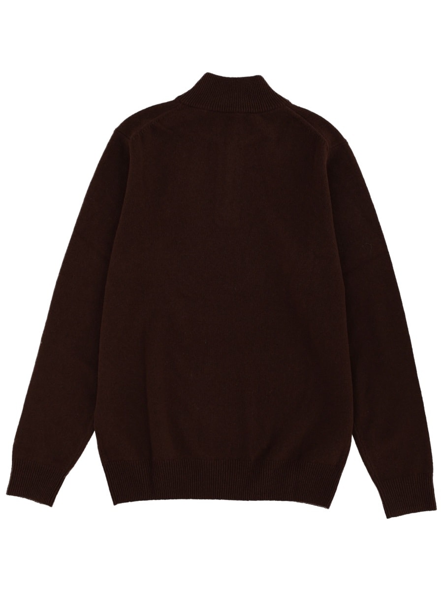 Mc2 Saint Barth Wool Sweater In Brown