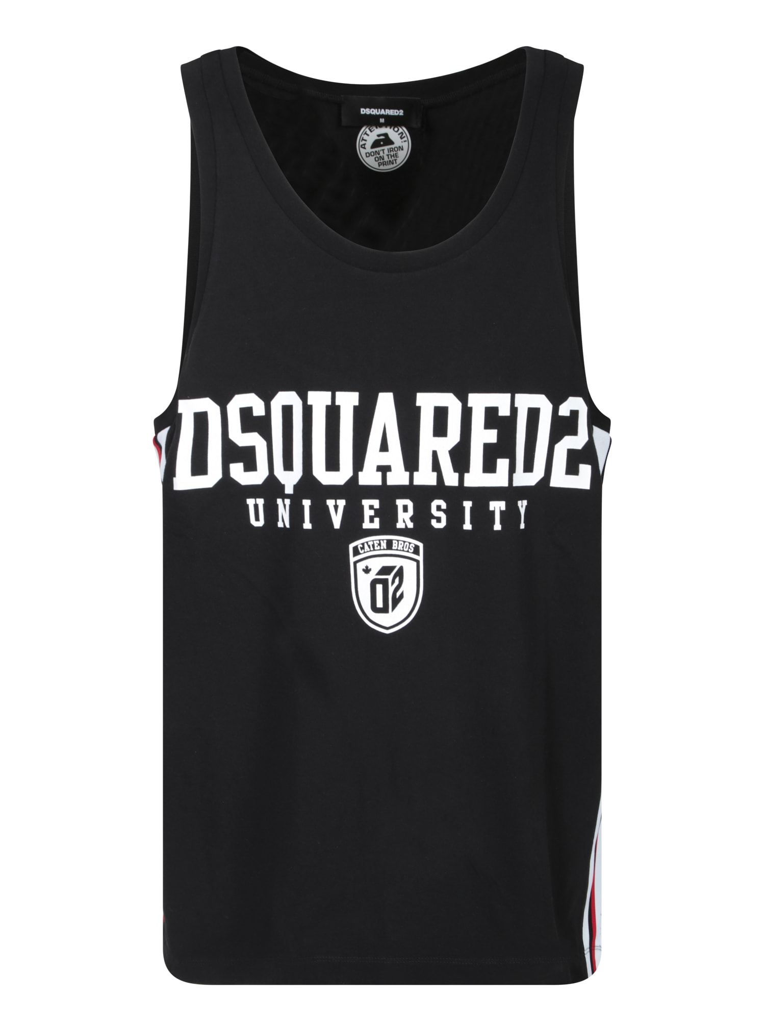 Logo-printed Round Neck Tank Top