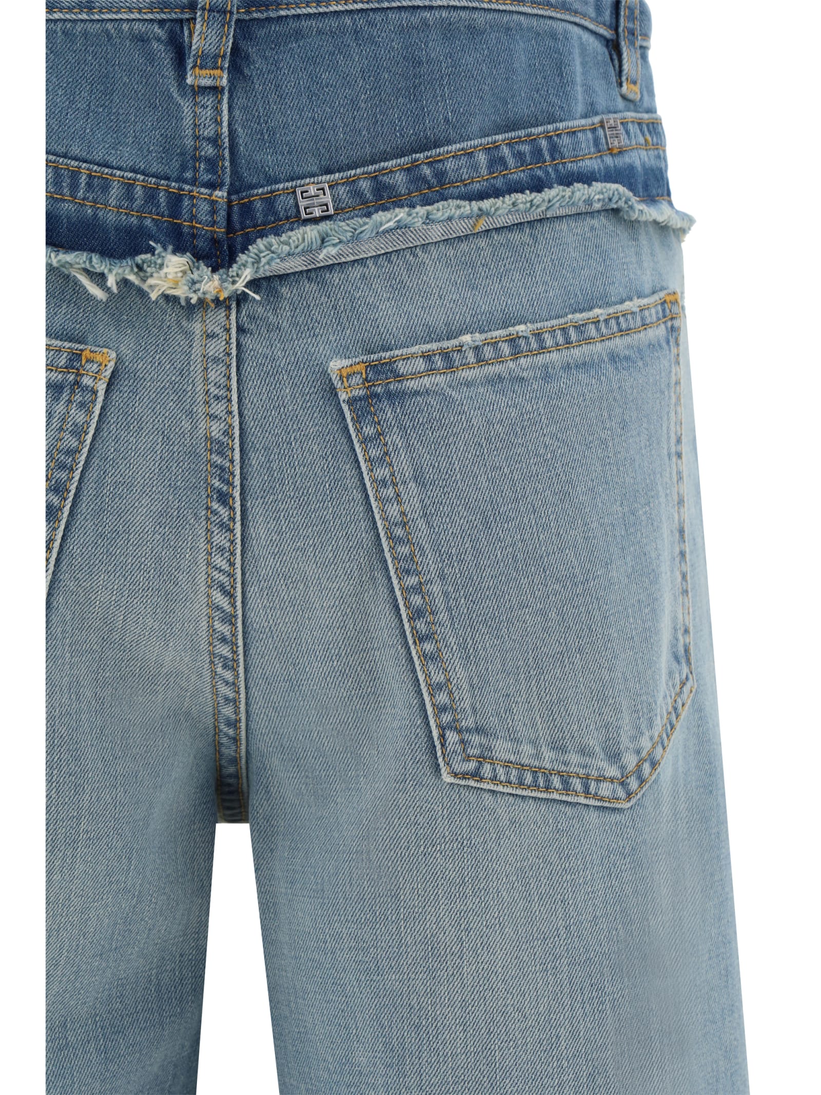 Givenchy Jean Droit En Coton In Blue