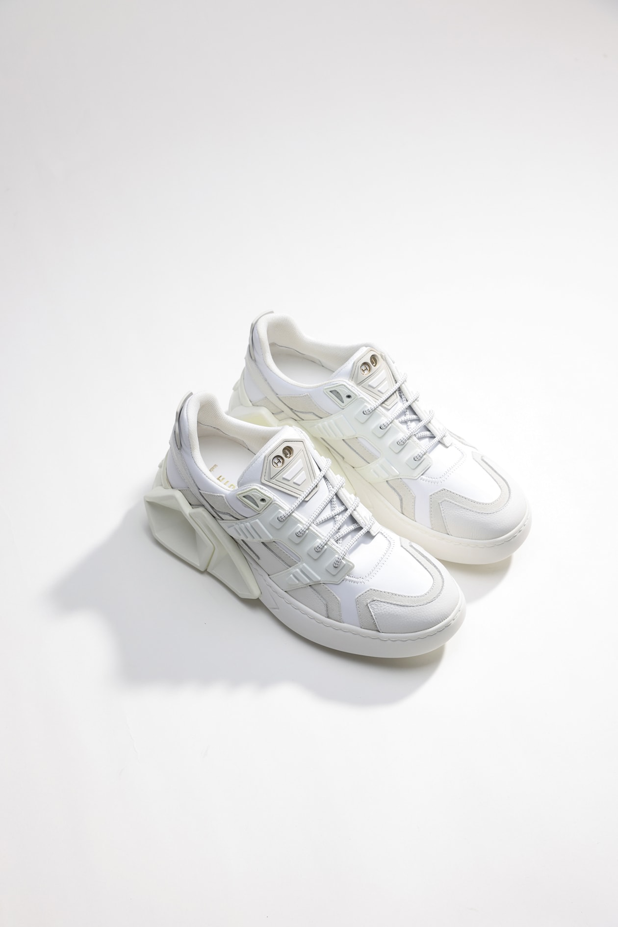 Hide&amp;jack High Top Trainer - Silverstone White