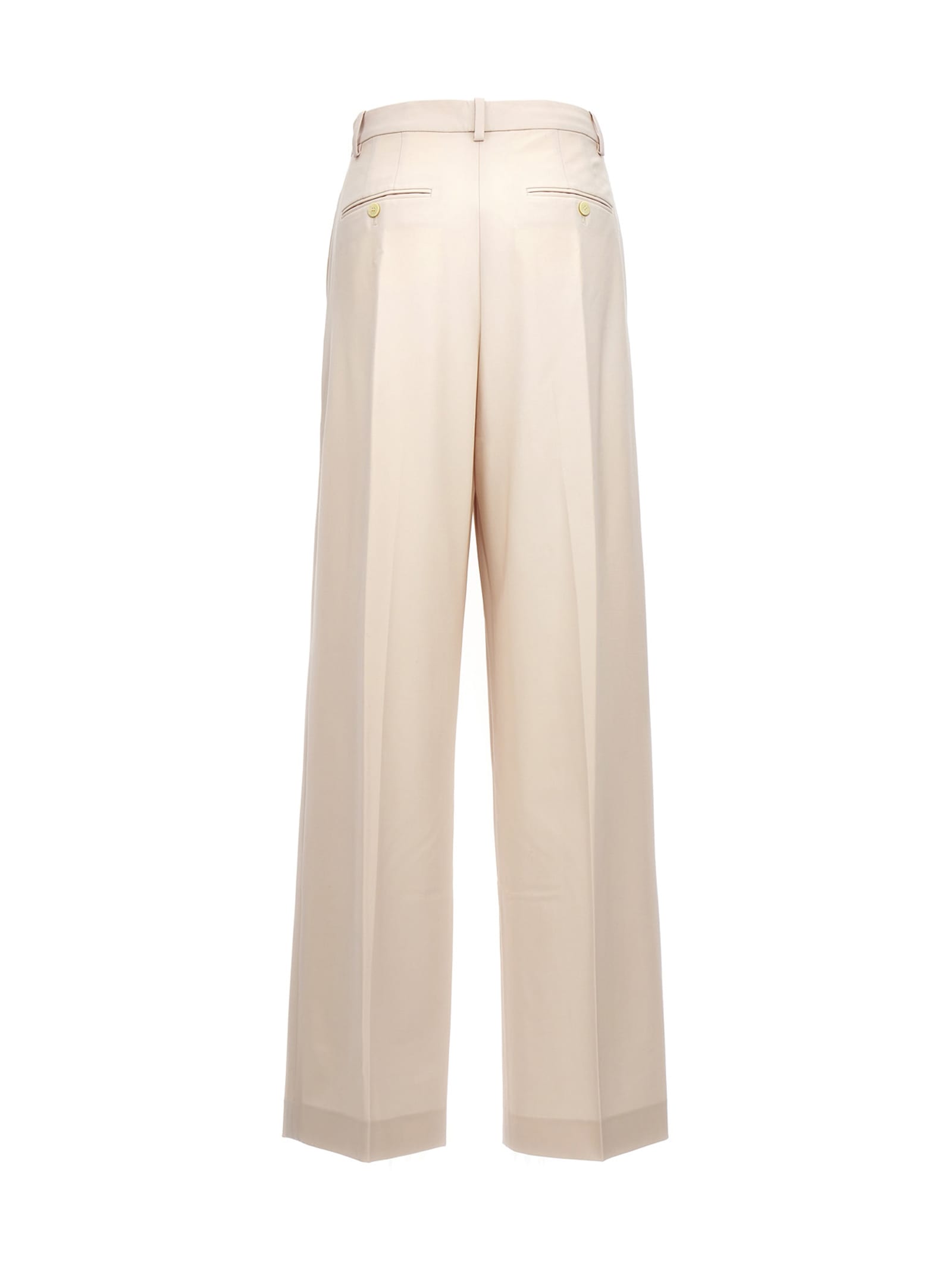 Shop Theory Dbl Pleat Pants In Sand