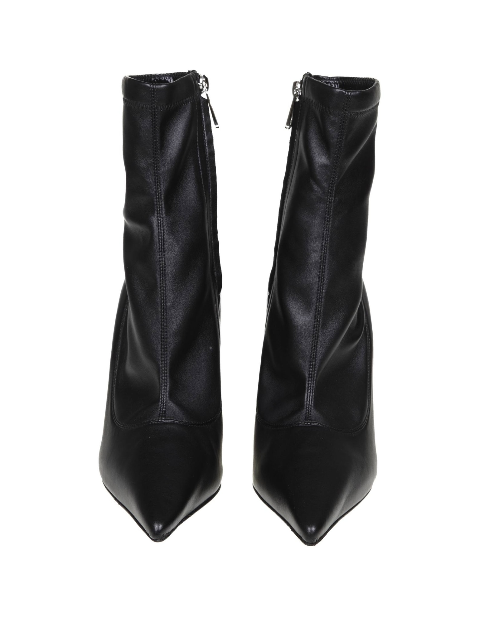 Shop Dolce & Gabbana Boots In Nappa-effect Fabric In Nero