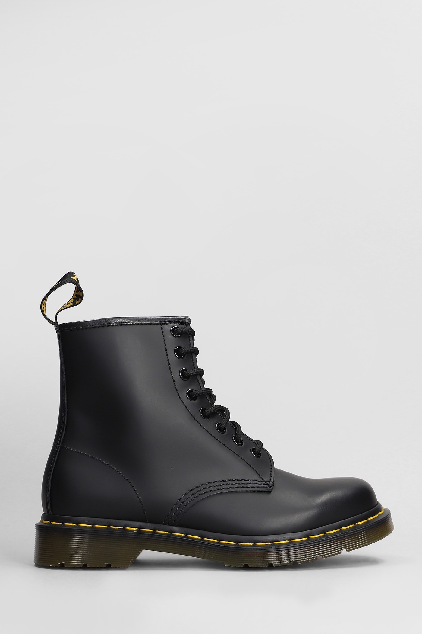 Shop Dr. Martens' 1460 Combat Boots In Black Leather