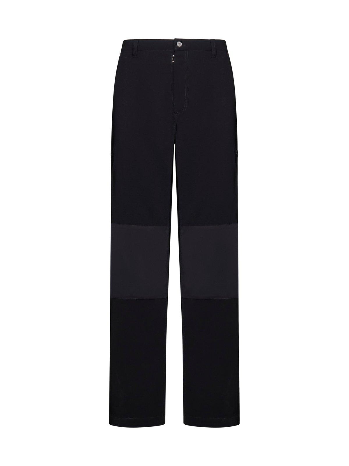 Shop Mm6 Maison Margiela Panelled Trousers In Black
