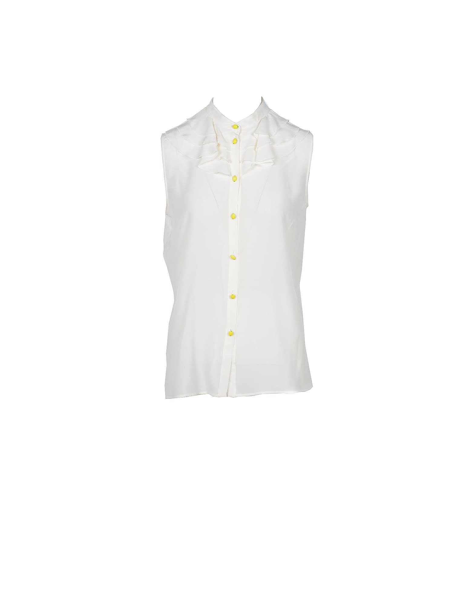 Moschino Womens White Shirt