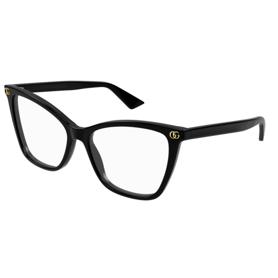 Gucci Gg1817o Linea Emblem Eyeglasses In Black