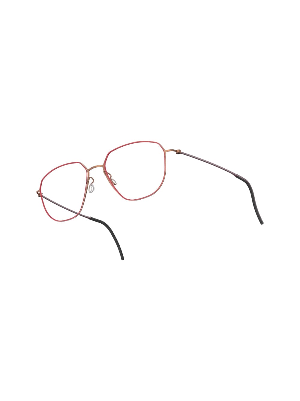 Lindberg 5505 - Bronze & Red Glasses