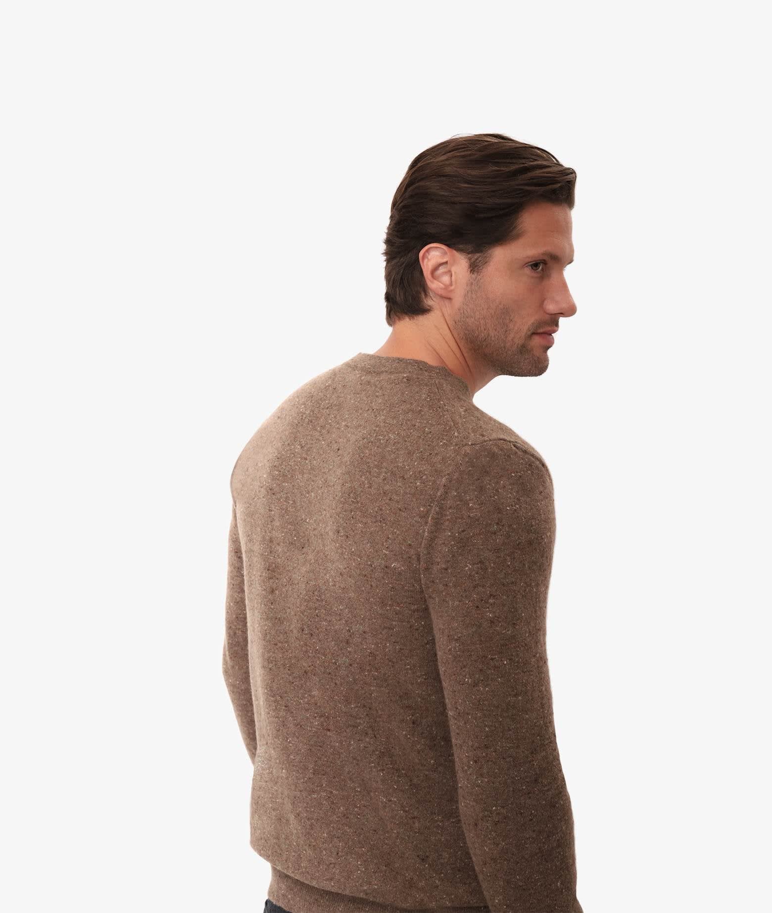 Shop Larusmiani Cardigan Merino Sweater In Brown