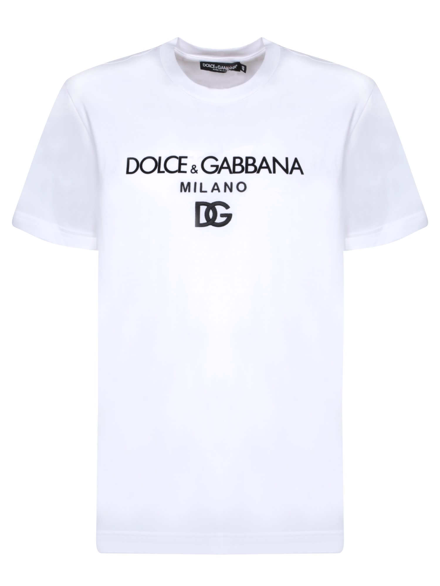 DOLCE & GABBANA LOGO WHITE T-SHIRT