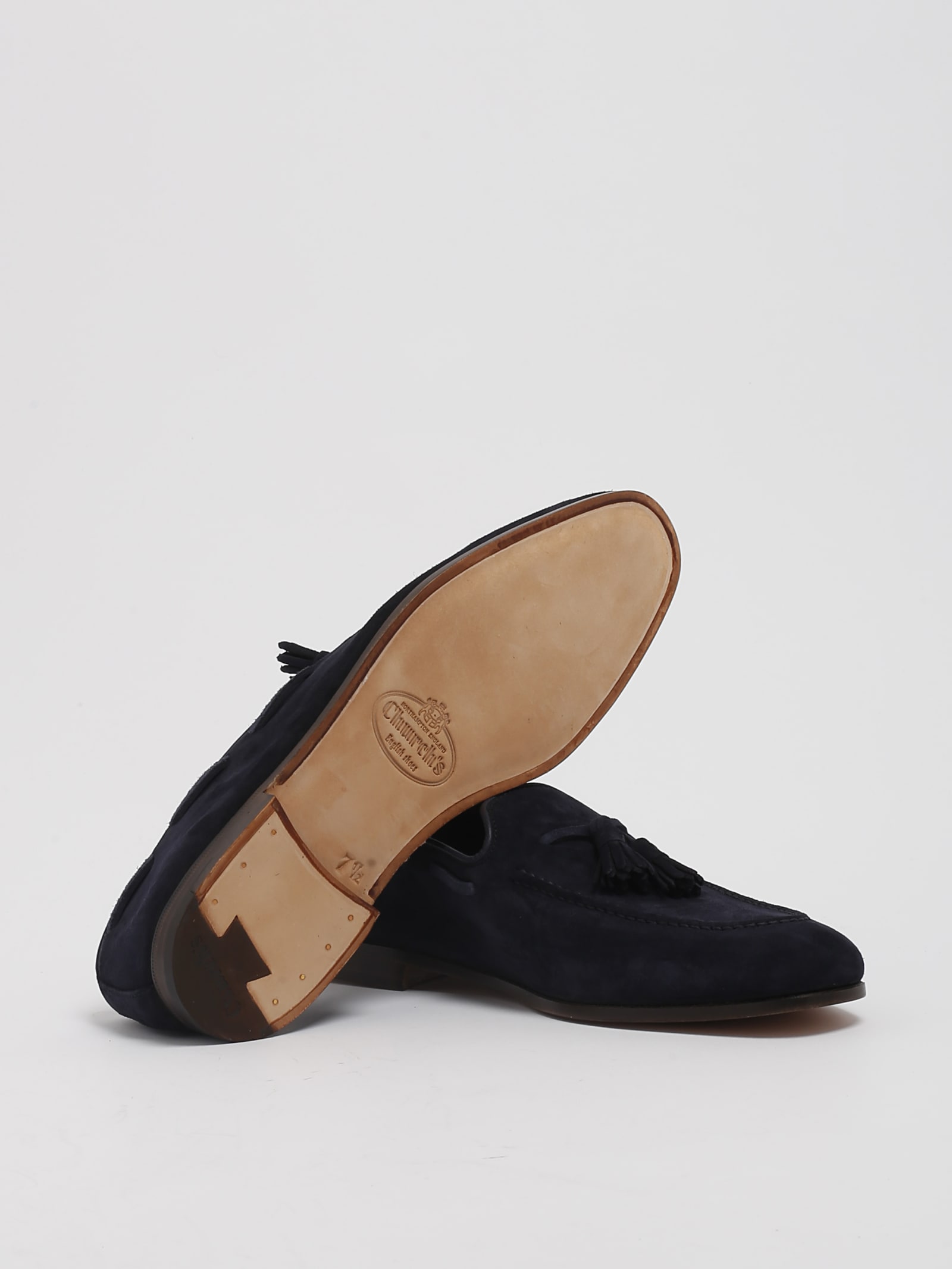 Shop Church's Mocassino Loafers In Navy