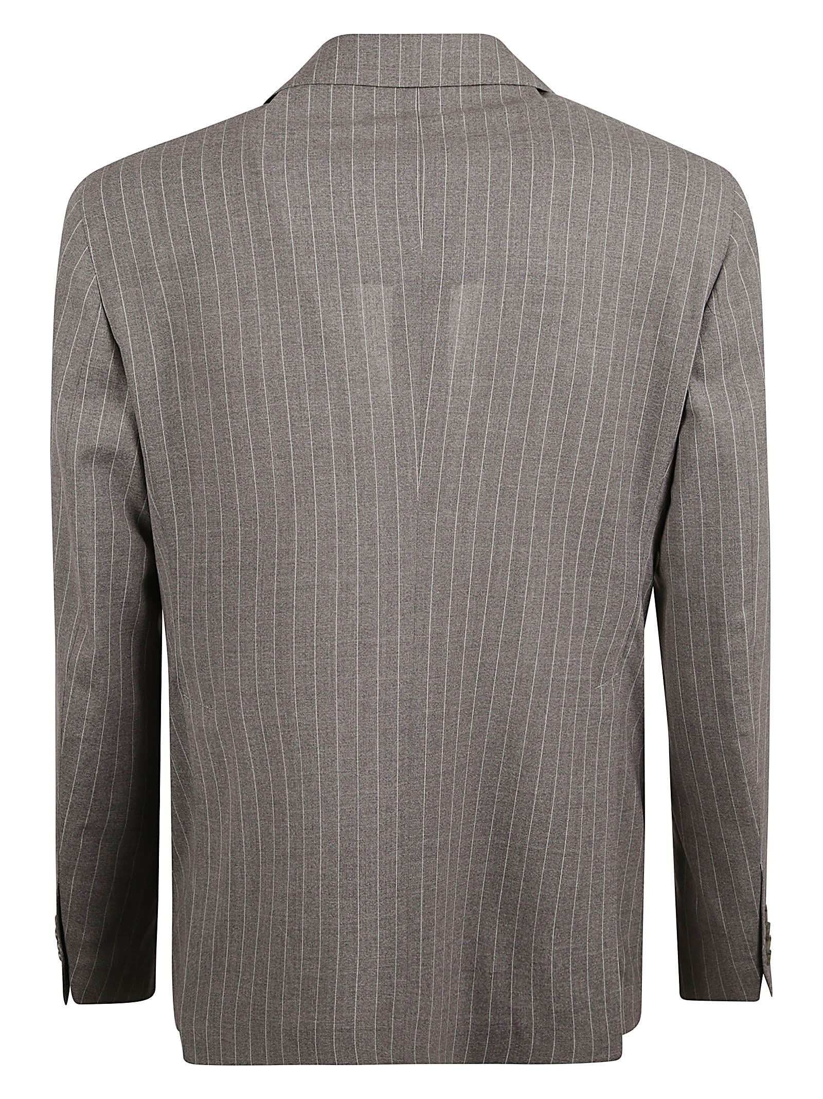 Shop Tagliatore Pinstripe Suit In Grey