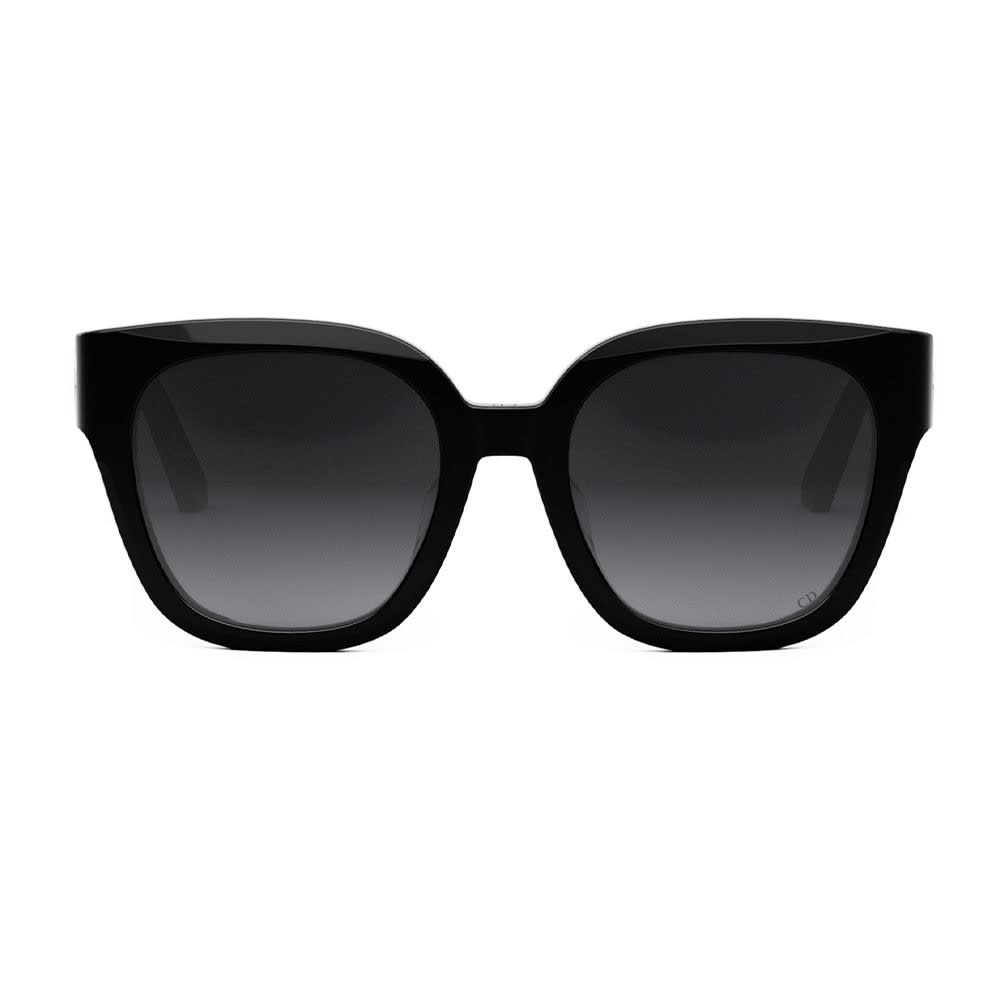 Dior Sunglasses In Nero/grigio Sfumata