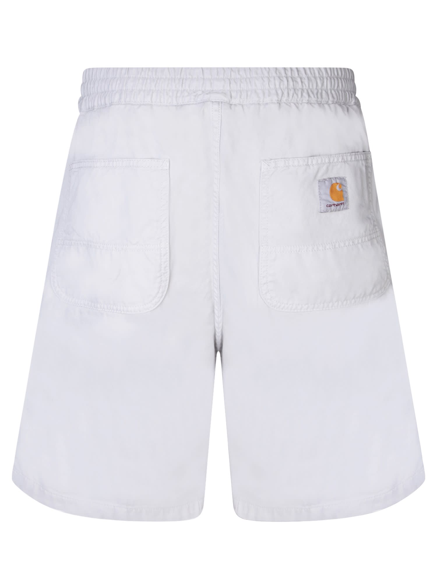 Shop Carhartt Flint Grey Bermuda Shorts