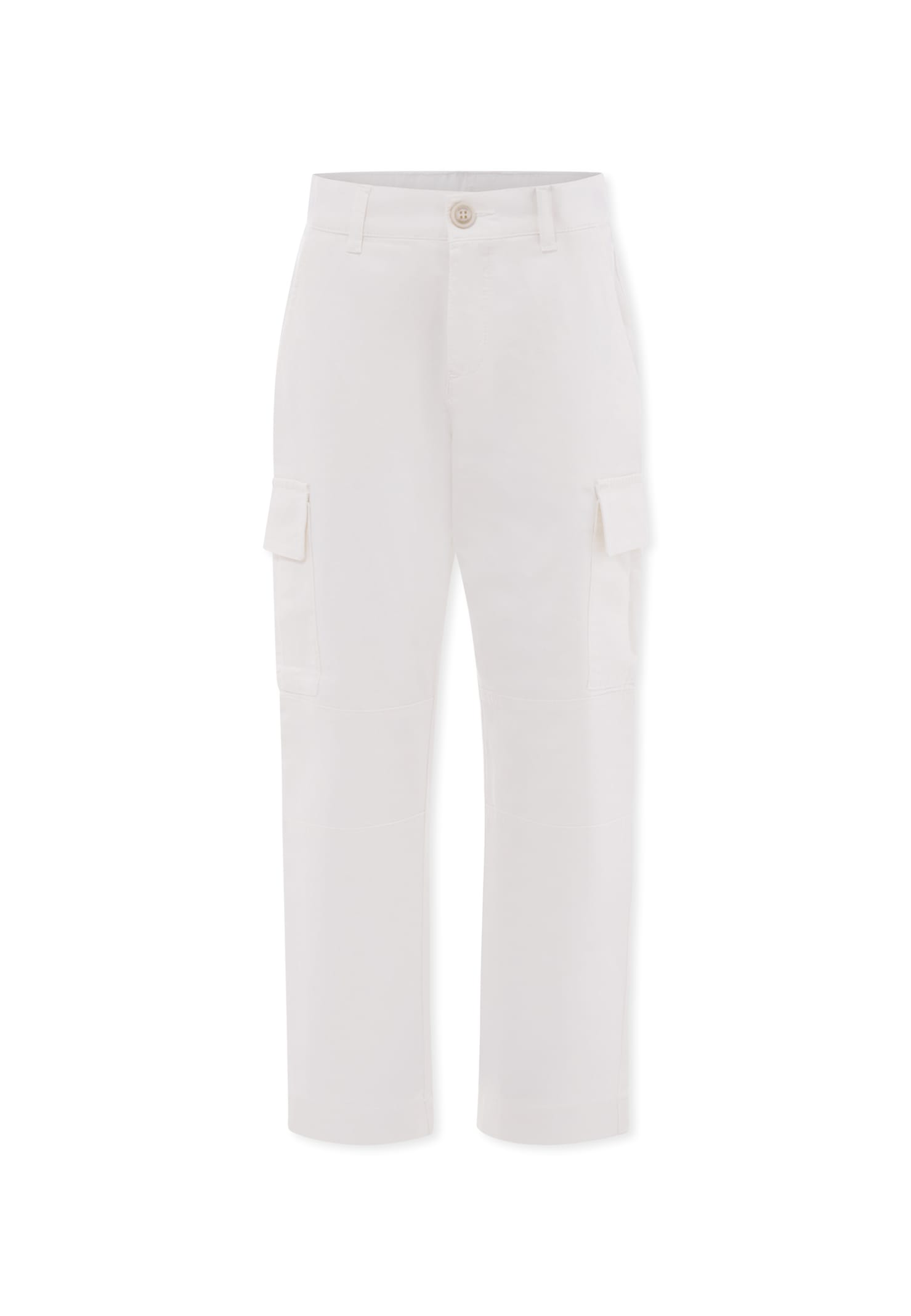 Eleventy Kids' Ivory Trousers For Boy
