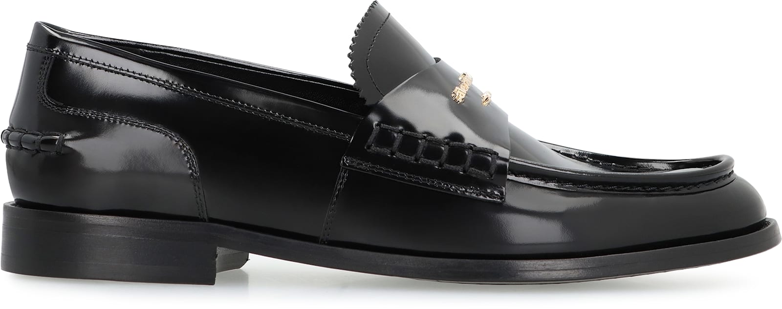 Alexander Wang Carter Patent Leather Loafers In Black