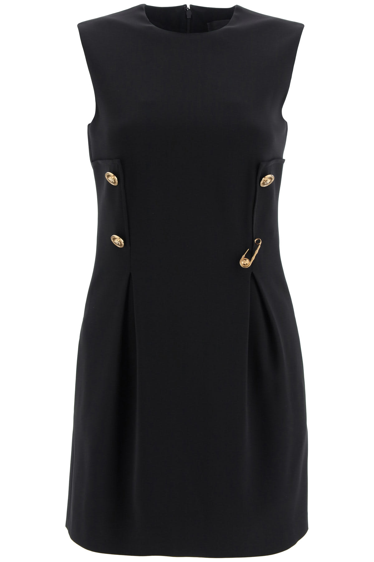 Photo of  Versace Mini Dress With Safety Pin- shop Versace Dresses, Mini Dresses online sales