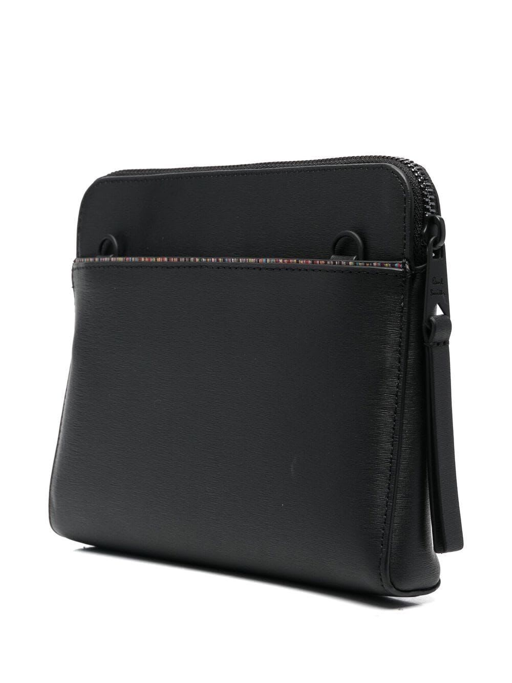 Shop Paul Smith Men Bag Musette Embroidered In Black