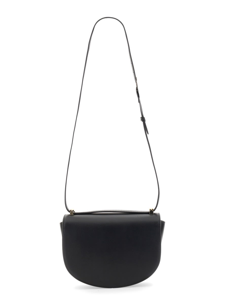 Shop Apc Genève Shoulder Bag In Black
