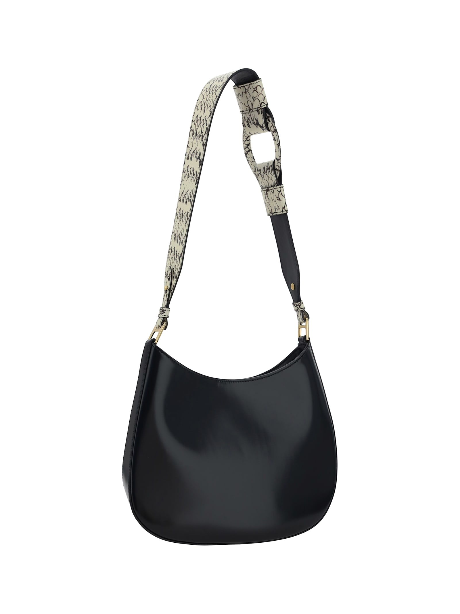 Shop Prada Shoulder Bag In Nero+roccia 1