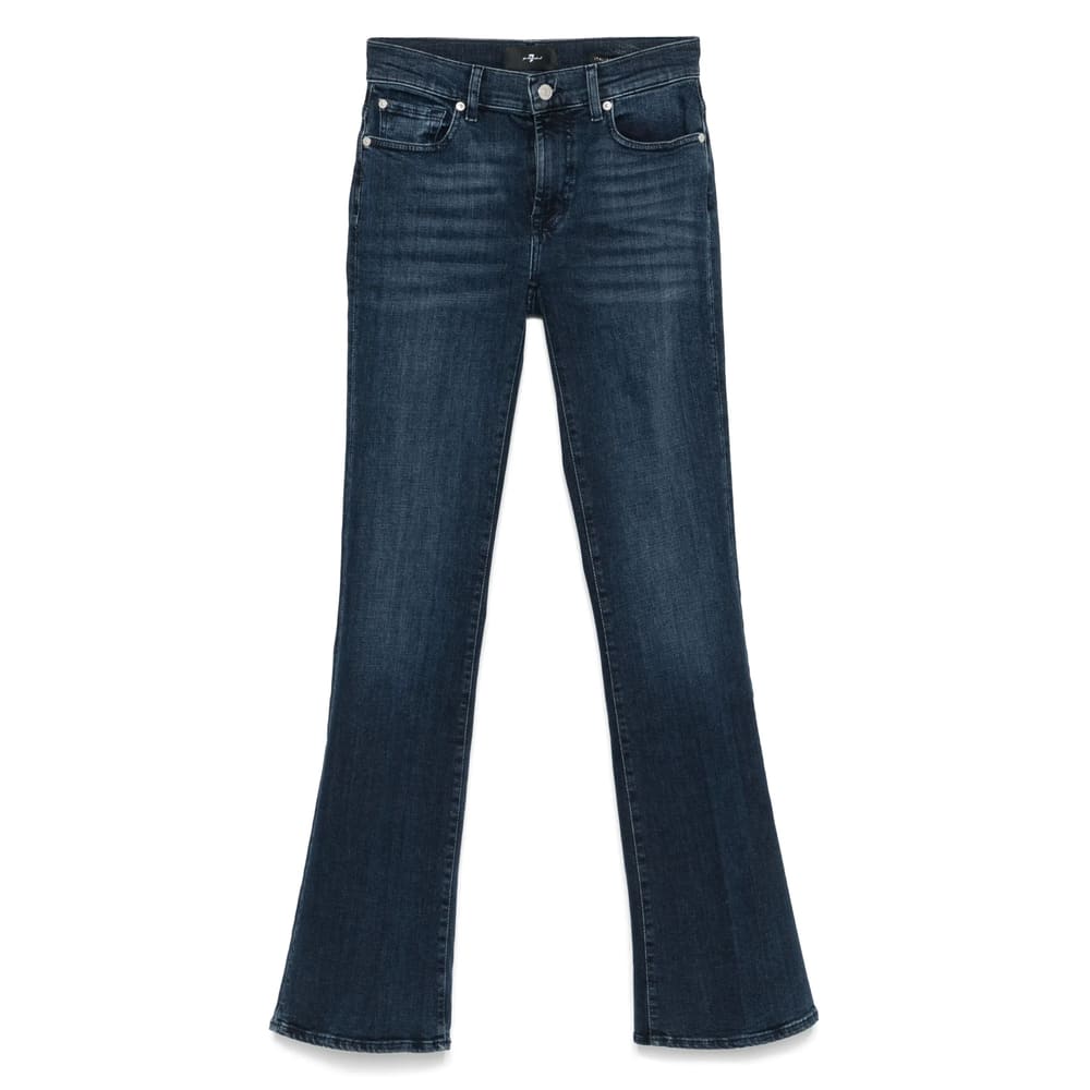 7 For All Mankind Denim Bootcut Jeans In Blue