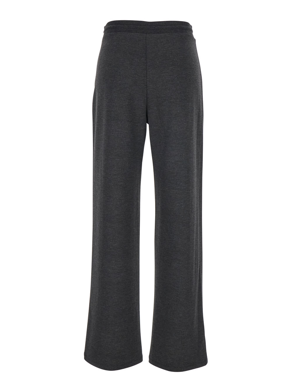 Shop Theory Grey Drawstring Pants In Stretch Fabric Woman