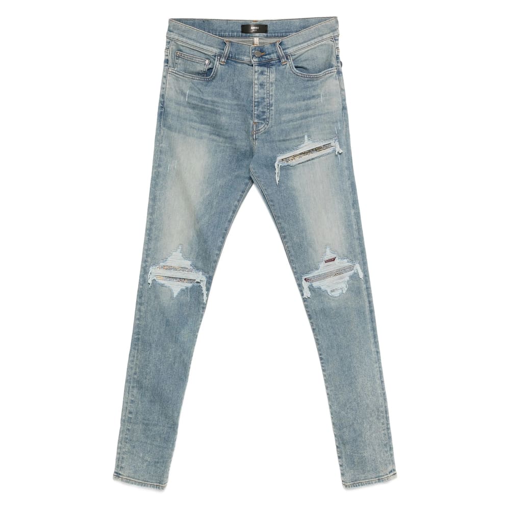 Amiri Denim Skinny Jeans In Blue