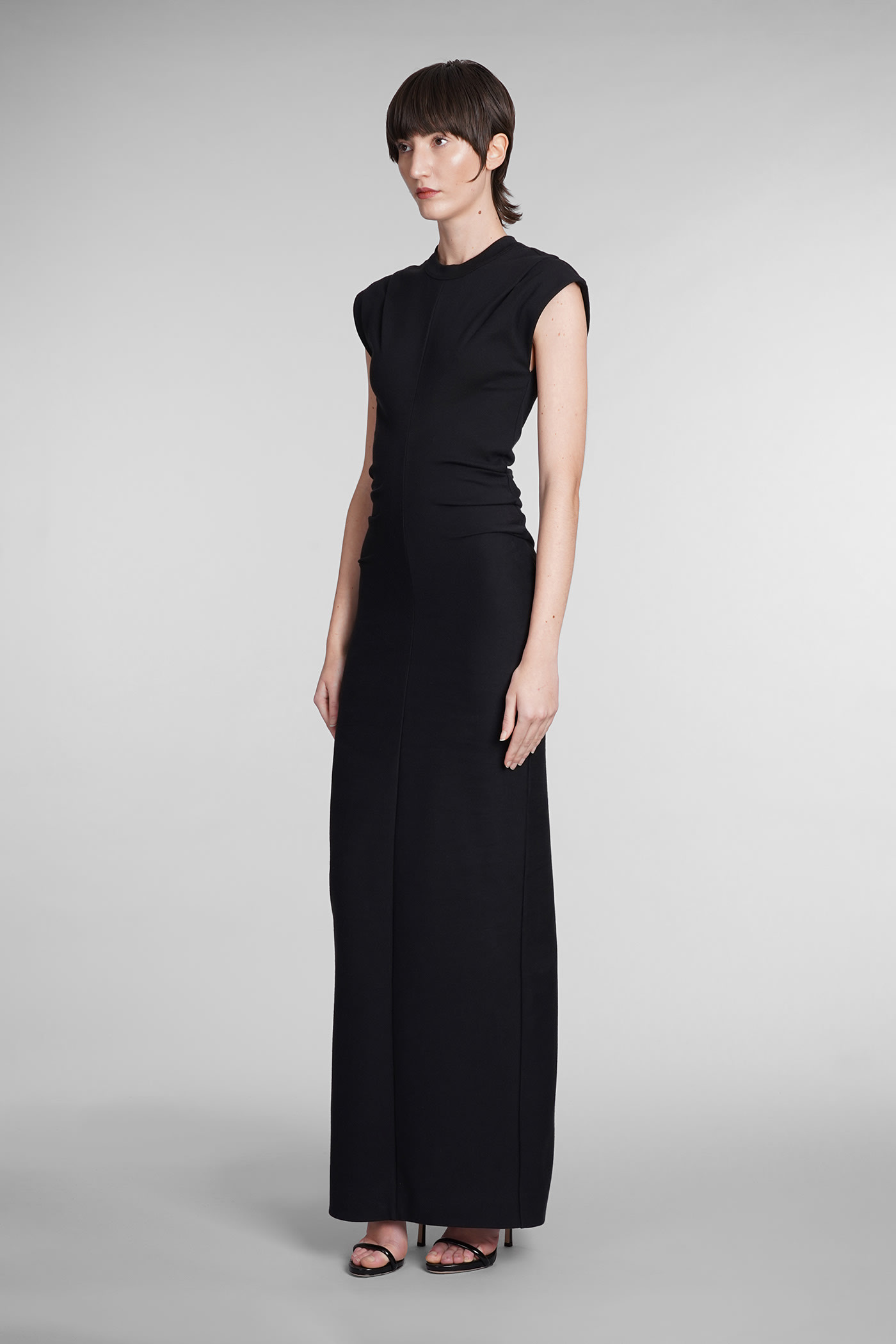 Shop Alexander Wang Dress In Black Cotton