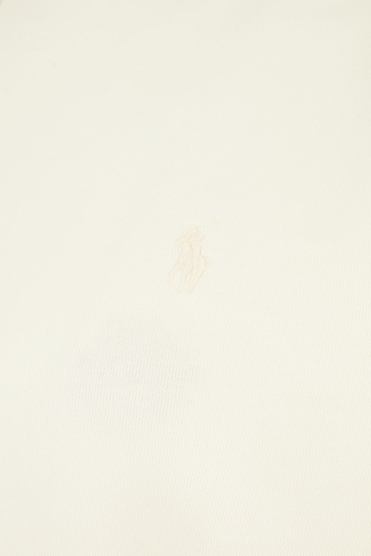 Ralph Lauren Pastel Yellow Cotton Sweatshirt In Neutral