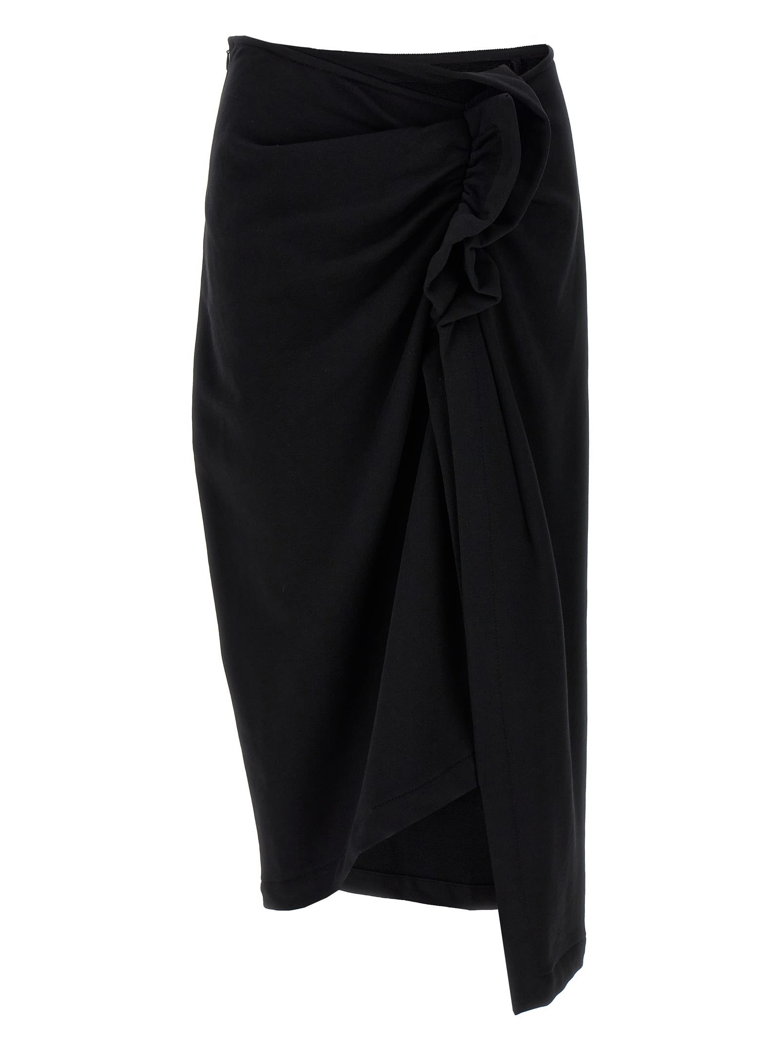 Shop Dries Van Noten Hanam Skirt In Black